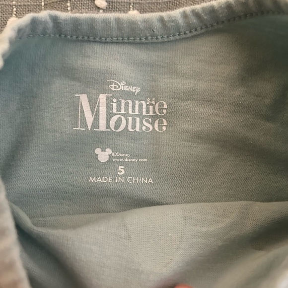 Disney Kids Blue Mickey & Minnie Shirt size 5 - Picture 2 of 4